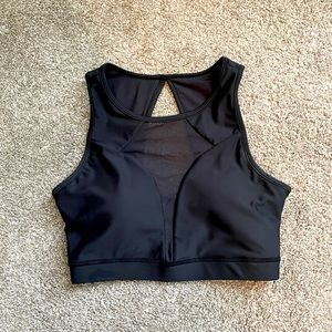🤍 P’TULA MESH CROPPED SPORTS BRA